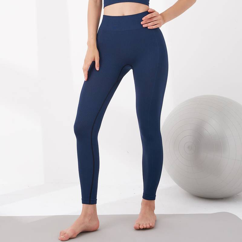 1L-T585586 Women Sportswear and Yogawear with Vest Bra and long Leggings - Image 5